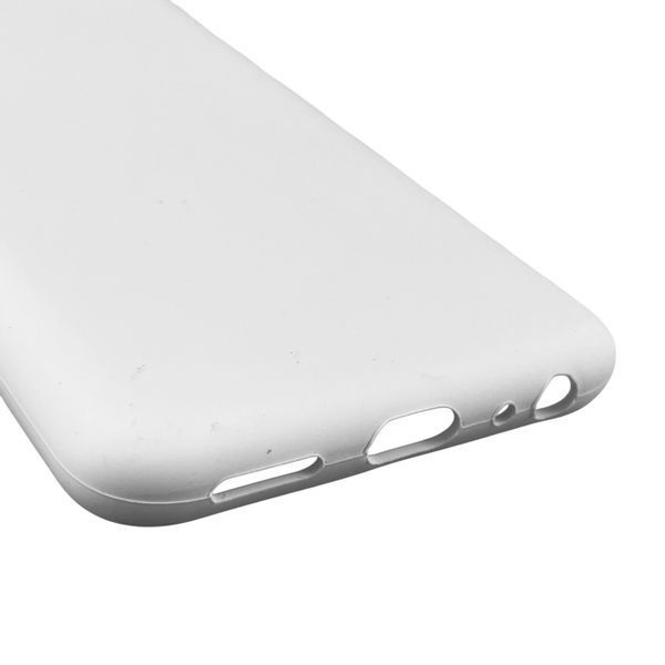 Чохол для Vivo Y53S силіконовий з мікрофіброю нековзний на віво у53с білий 0032399 фото
