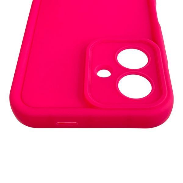 Чохол силіконовий Soft Touch для Tecno Spark Go 2 (KM4) малиновий (Повний захист камери) 0054474 фото