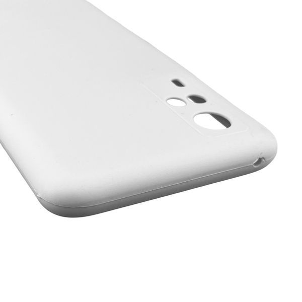Чохол для Vivo Y53S силіконовий з мікрофіброю нековзний на віво у53с білий 0032399 фото