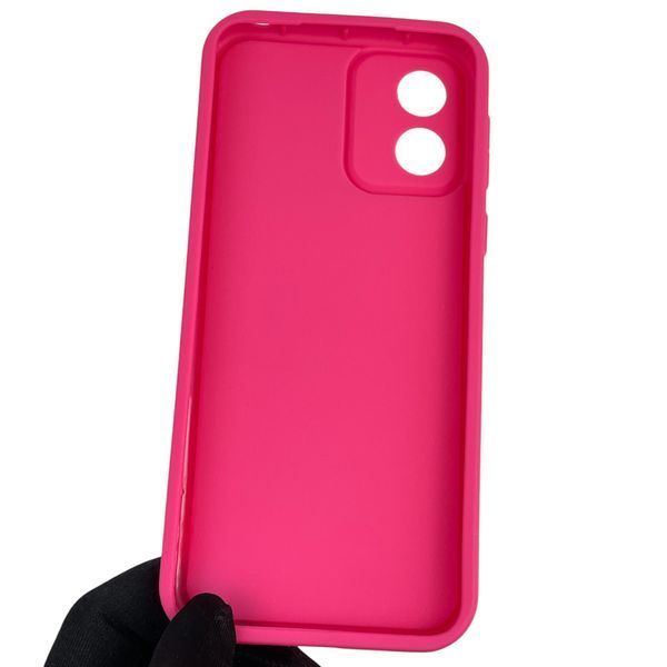 Чехол силиконовый оригинальный Soft Touch с 3D принтом мема сибу для Motorola Moto E13 (PAXT0034) малиновый (Полная защита камеры) 0047314 фото