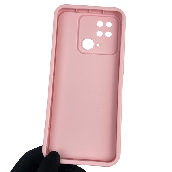Чохол силіконовий Soft Touch для Xiaomi Poco C40 рожевий (Повний захист камери) 0039795 фото