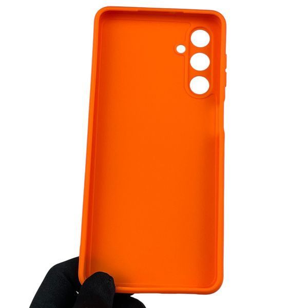 Чохол для Samsung Galaxy M54 5G (SM-M546B) з квадратними гранями із захистом камери на самсунг м54 помаранчевий 0012644 фото