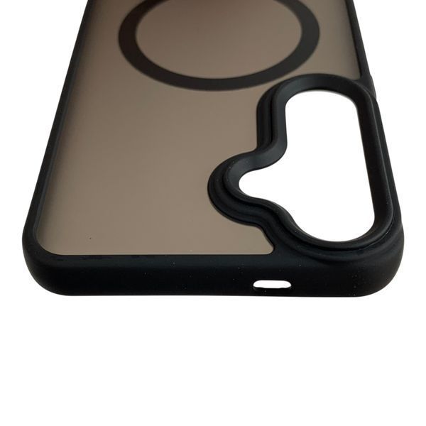 Чохол MagSafe для Samsung Galaxy S24 Plus чорний (магнітний, протиударний) 0059712 фото