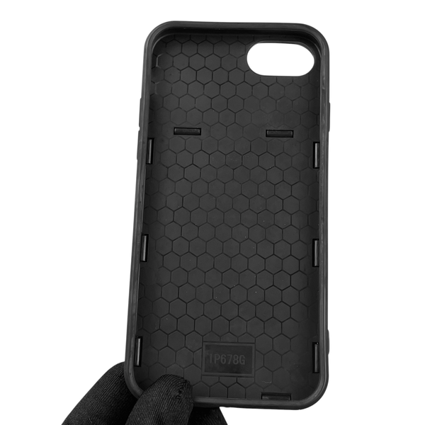 Чехол для Apple iPhone 8 бронированный с кольцом со шторкой на айфон 8 чёрный rg1 0016008 фото