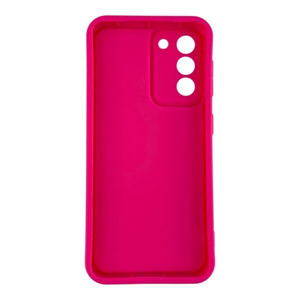 Чохол силіконовий Soft Touch для Samsung Galaxy S21 малиновий (Повний захист камери) 0054035 фото