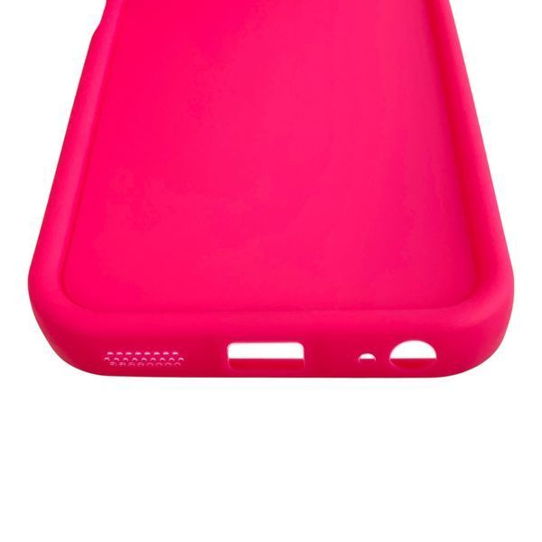 Чохол силіконовий Soft Touch для Tecno Spark Go 2 (KM4) малиновий (Повний захист камери) 0054474 фото