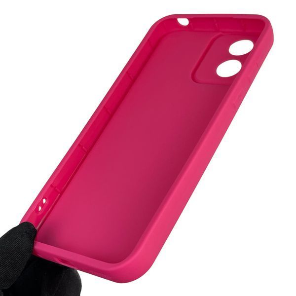 Чехол силиконовый оригинальный Soft Touch с 3D принтом мема сибу для Motorola Moto E13 (PAXT0034) малиновый (Полная защита камеры) 0047314 фото