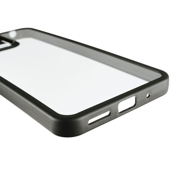 Чехол для Xiaomi Redmi 12 4G с цветными высокими бортами на сяоми редми 12 чёрный 0007838 фото