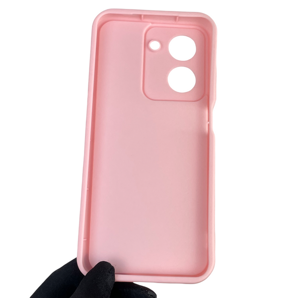 Чехол силиконовый Soft Touch с 3D принтом Майнкрафт для Xiaomi Redmi A5 розовый (Полная защита камеры) 0041529 фото