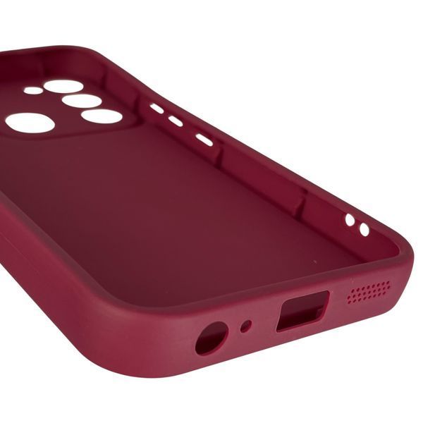 Чехол силиконовый Soft Touch с 3D принтом волшебной минни маус для Tecno Spark Go (KG5m) бордовый (Полная защита камеры) 0050571 фото