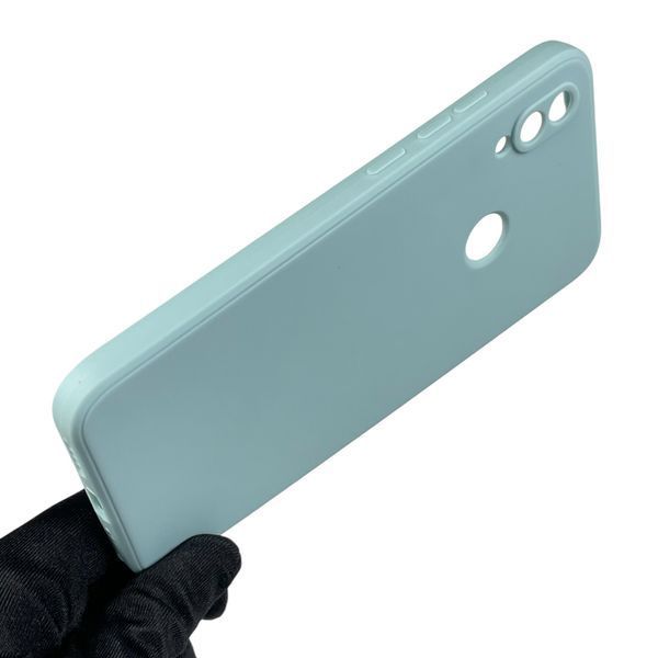 Чехол для Xiaomi Redmi Note 7 Pro с квадратными гранями с защитой камеры на сяоми редми нот 7 про серый 0012896 фото