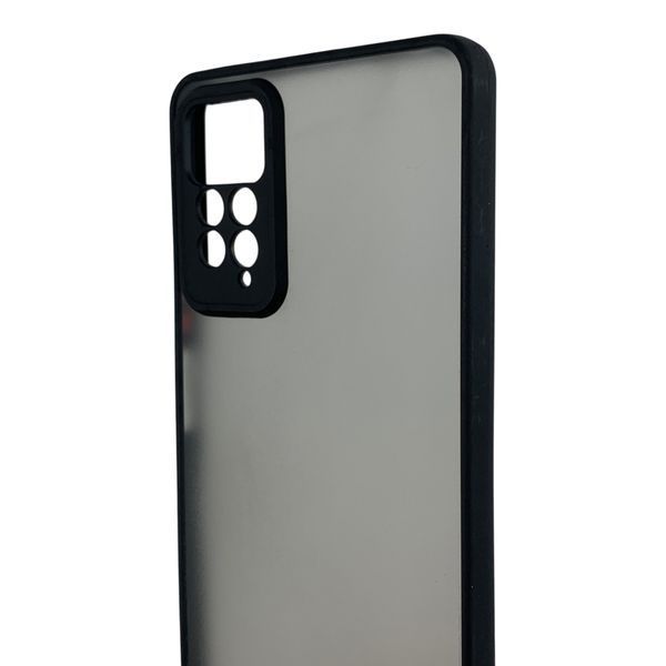 Чохол для телефона Xiaomi Redmi Note 11 Pro 4G з високими бортами із захистом камери на сяомі редмі нот 11 про 4г чорний 0026258 фото