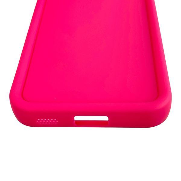 Чохол силіконовий Soft Touch для Samsung Galaxy S21 малиновий (Повний захист камери) 0054035 фото
