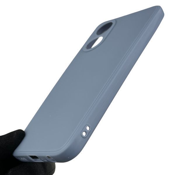 Чехол для OPPO A78 4G с квадратными гранями с защитой камеры на оппо а78 4г голубой 0012444 фото