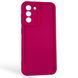Чохол силіконовий Soft Touch для Samsung Galaxy S21 малиновий (Повний захист камери) 0054035 фото 1
