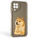 Чехол силиконовый оригинальный Soft Touch с 3D принтом мема сибу для Samsung Galaxy M22 4G (SM-M225F) коричневый (Полная защита камеры) 0047515 фото 1