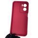 Чехол силиконовый Soft Touch с 3D принтом злой котик для Motorola G05 бордовый (Полная защита камеры) 0046933 фото 2