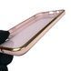 Чехол для Samsung Galaxy A70 SM-A705F с кольцом-подставкой с золотой окантовкой на самсунг а70 пудровый gs1 0020657 фото 2