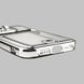 Чехол для Apple iPhone 15 Pro с серебряной окантовкой с карманом для карт на айфон 15 про серебряный 0013024 фото 6