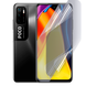 Плёнка гидрогелевая для Xiaomi POCO M3 Pro 5G глянцевая противоударная на сяоми поко м3 про 5г прозрачная 0003393 фото 1