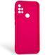 Чехол силиконовый Soft Touch для Motorola G30 малиновый (Полная защита камеры) 0054367 фото 1
