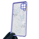 Чохол для Samsung Galaxy M32 4G (SM-M325F) з блискітками з метеликами на самсунг м32 4г бузковий 0037854 фото 2