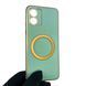 Чехол для Motorola Moto E13 PAXT0034 с кольцом MagSafe с золотой окантовкой на моторола мото е13 бирюзовый gs1 0022157 фото 1