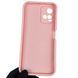 Чехол силиконовый оригинальный Soft Touch с 3D принтом злой котик для Vivo Y33s розовый (Полная защита камеры) 0046580 фото 2