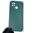 Чохол силіконовий Soft Touch для Xiaomi Redmi 10C темно-зелений (Повний захист камери)