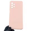 Чехол для Samsung Galaxy A32 5G (SM-A326F) с квадратными гранями с защитой камеры на самсунг а32 5г пудровый
