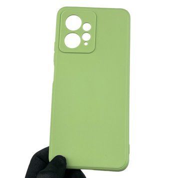 Чехол для Xiaomi Redmi Note 12 4G с квадратными гранями с защитой камеры на сяоми редми нот 12 4г фисташковый 0012847 фото