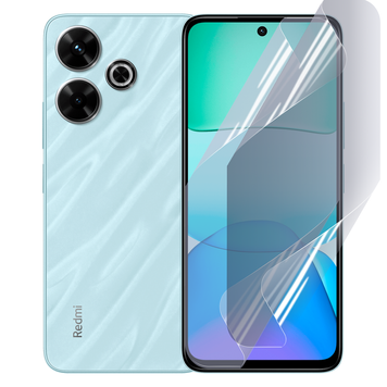 Плёнка гидрогелевая для Xiaomi Redmi 13 глянцевая противоударная на сяоми редми 13 прозрачная 0013769 фото