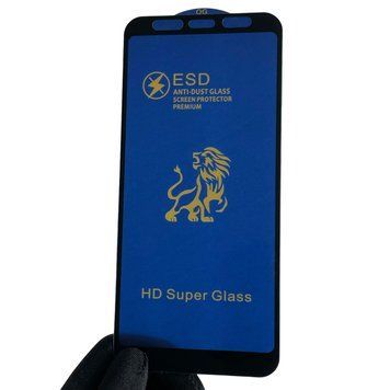 Захисне скло 5D Lion для телефону Samsung Galaxy A7 2018 SM-A750F протиударне на самсунг а7 2018 чорне 0002772 фото