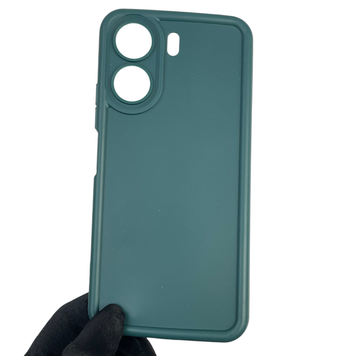 Чехол силиконовый Soft Touch для Xiaomi Poco C65 темно-зеленый (Полная защита камеры) 0039852 фото