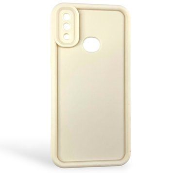 Чехол силиконовый Soft Touch для Samsung Galaxy A10s молочный (Полная защита камеры) 0053986 фото