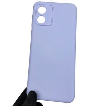 Чохол для Motorola Moto E13 PAXT0034 матовий з мікрофіброю із захистом камери на моторола е13 бузковий 0001712 фото