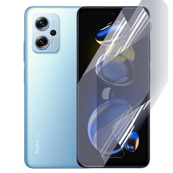 Плёнка гидрогелевая для Xiaomi Redmi Note 11T Pro+ глянцевая на Сяоми редми нот 11т про плюс прозрачная 0011609 фото