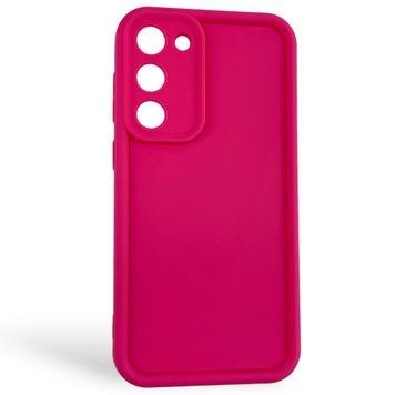 Чехол силиконовый Soft Touch для Samsung Galaxy S23 Plus малиновый (Полная защита камеры) 0054081 фото
