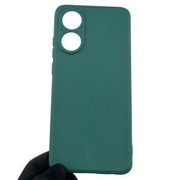 Чехол для OPPO A78 4G с квадратными гранями с защитой камеры на оппо а78 4г зелёный 0012445 фото