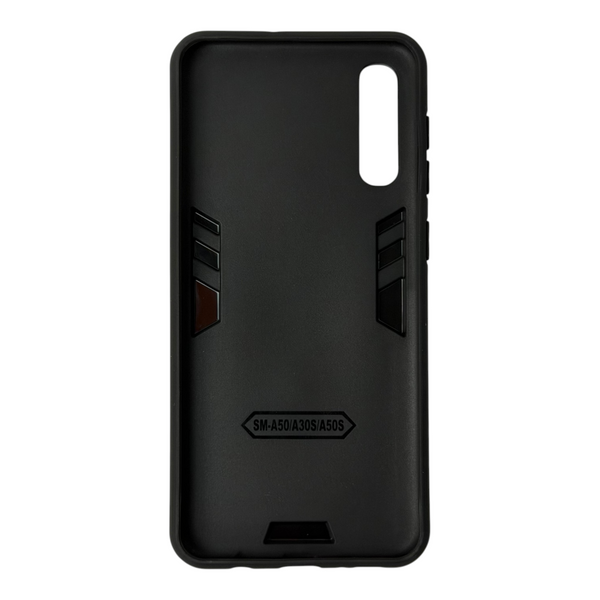 Чехол для телефона Samsung Galaxy A50s (SM-A507F) бронированный с магнитным кольцом и защитой камеры черный 0051277 фото