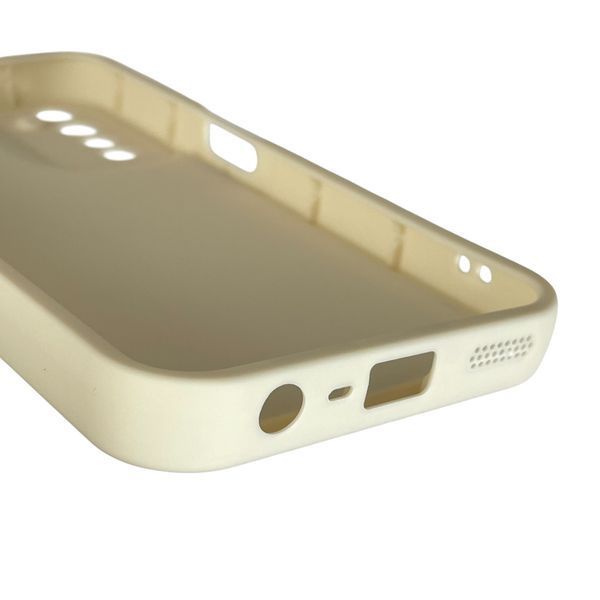 Чехол силиконовый Soft Touch с 3D принтом для Realme 6 молочный (Полная защита камеры) 0044407 фото