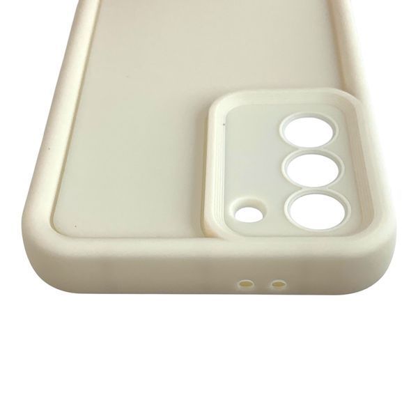 Чохол силіконовий Soft Touch для Samsung Galaxy S21 молочний (Повний захист камери) 0054036 фото