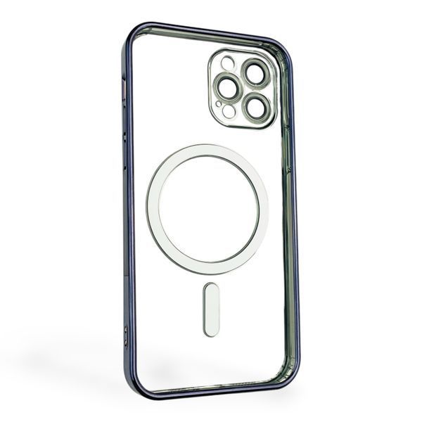 Чехол для Apple iPhone 12 Pro с линзами на камере с MagSafe на айфон 12 про фиолетовый 0034375 фото