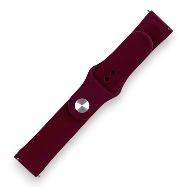 Ремінець силіконовий 22 мм для Polar Vantage V3 бордовий 0055966 фото