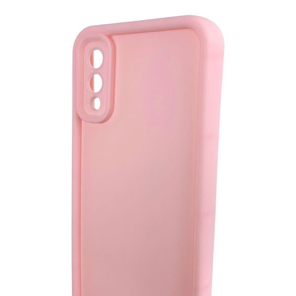 Чохол силіконовий Soft Touch для Samsung Galaxy A02 рожевий (Повний захист камери) 0053936 фото