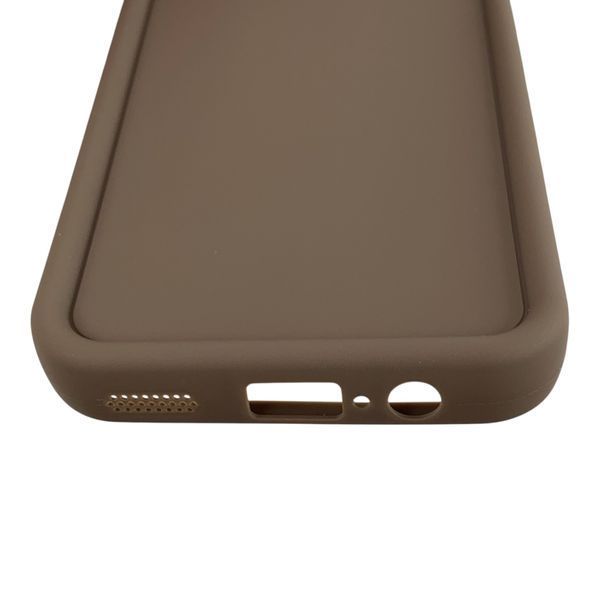 Чехол силиконовый Soft Touch для Motorola G64 коричневый (Полная защита камеры) 0054420 фото