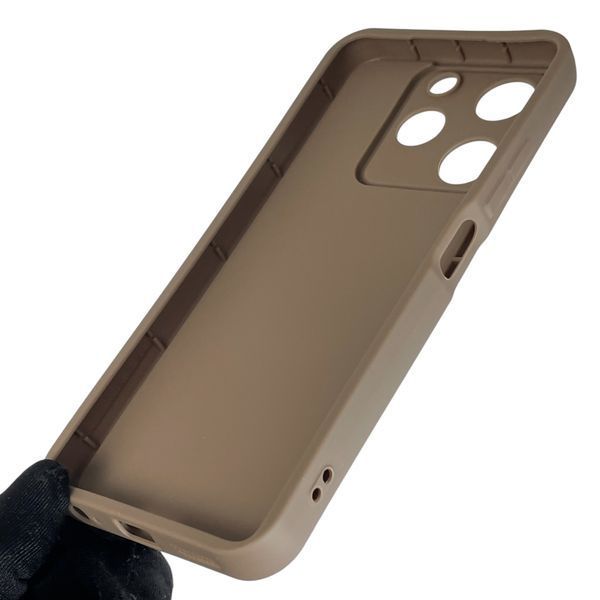 Чехол силиконовый Soft Touch с 3D принтом мема сибу для TECNO Spark 10 Pro (KI7) коричневый (Полная защита камеры) 0048125 фото