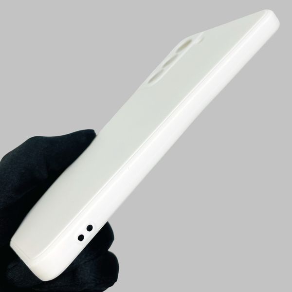 Чехол для Samsung Galaxy S21 FE SM-G990B с квадратными гранями c защитой камеры на самсунг с21 фе белый 0001526 фото