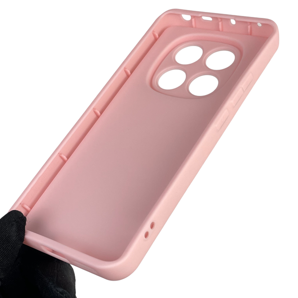 Чехол силиконовый Soft Touch для Xiaomi Redmi Note 14 Pro 4G розовый (Полная защита камеры) 0040031 фото