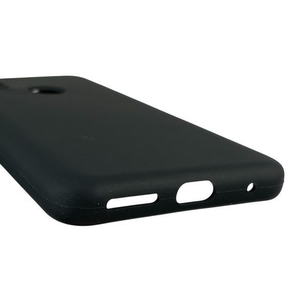 Чехол для Motorola Moto G30 (989606) силиконовый с микрофиброй нескользящий на моторола г30 черный 0031775 фото